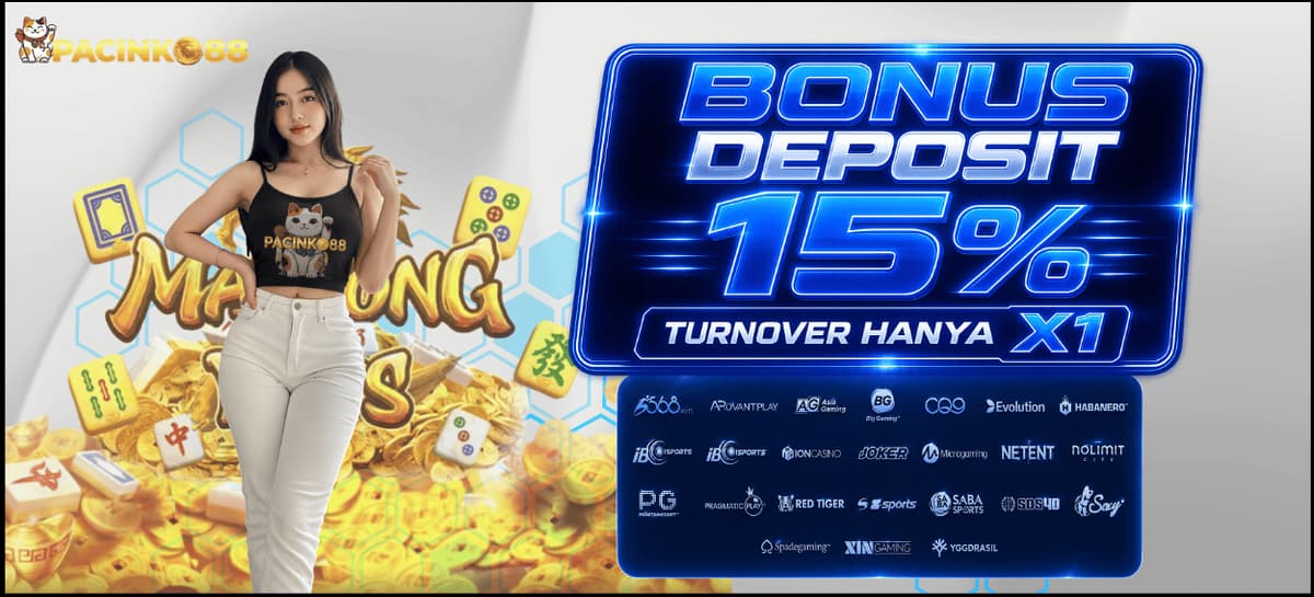 Promo BONUS DEPOSIT 15% TO HANYA X1