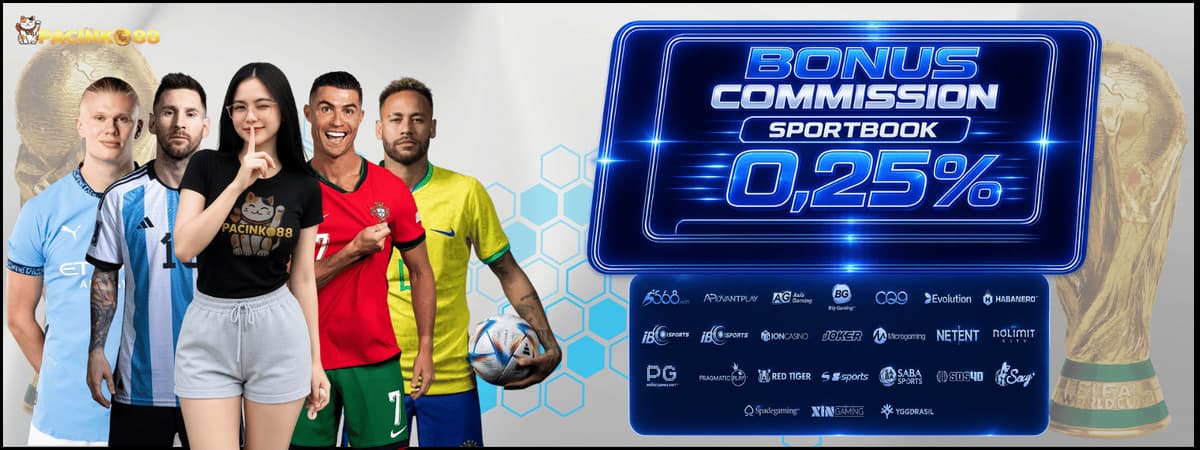 BONUS COMMISSION SPORTBOOK 0,25% Banner