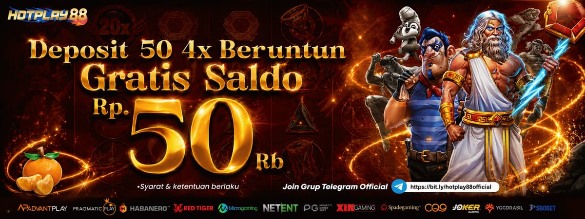 GRATIS SALDO 50K Banner