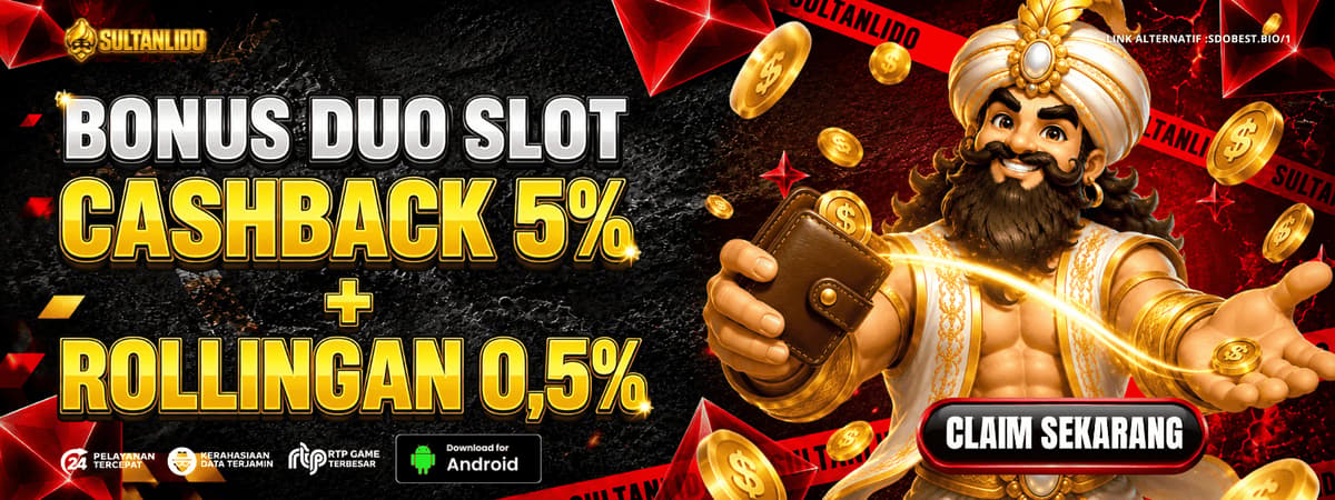 cashback mingguan tanpa batas sultanlido Banner