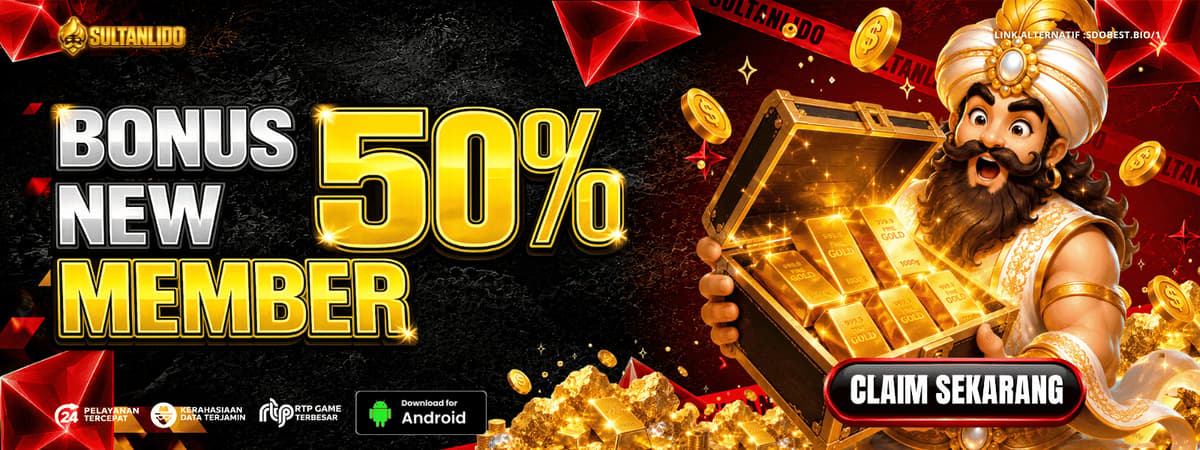 PROMO NEW MEMBER ALL GAME 50% Banner