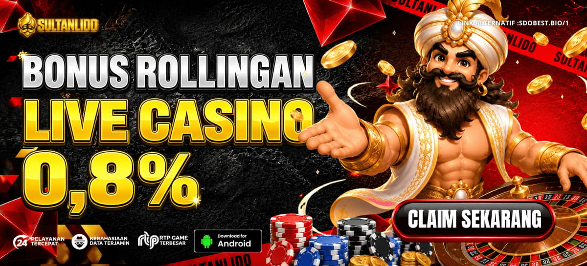 Promo Komisi Live Casino Mingguan 0.8%