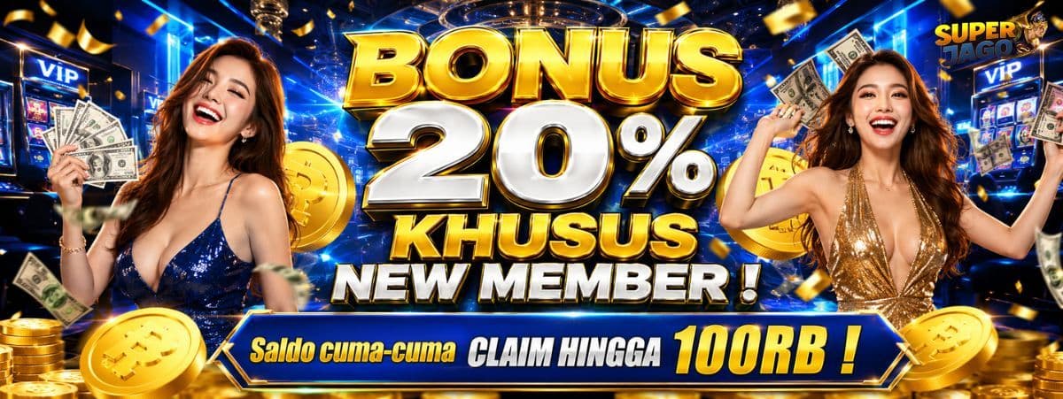 Promo Bonus New Member 20%