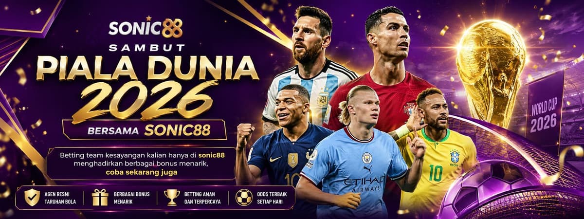 SONIC88 PIALA DUNIA 2026 Banner