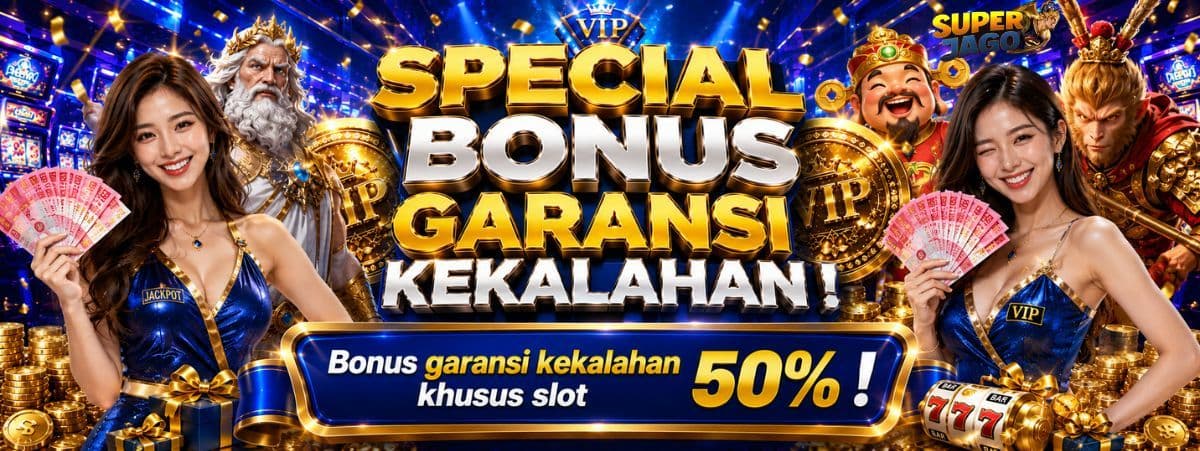 Promo BONUS GARANSI KEKALAHAN 50% KHUSUS SLOT