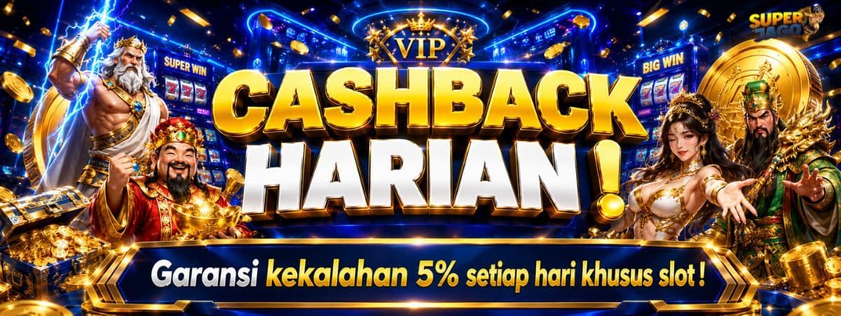 CASBACK HARIAN 5% Banner