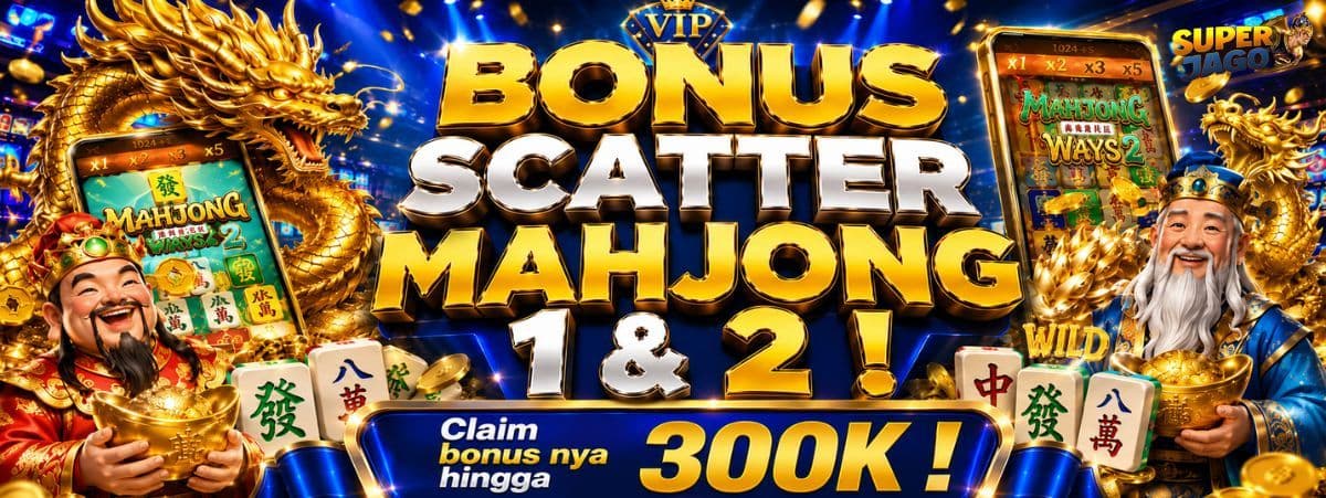 Event SPESIAL Scatter MAHJONG 1 DAN 2 Banner