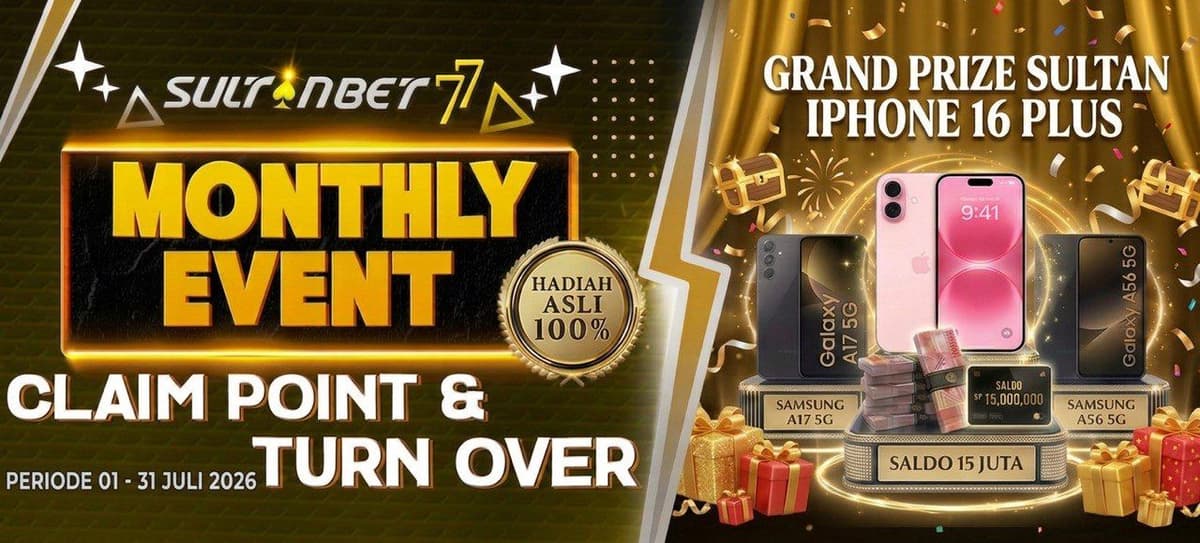 Promo MONTHLY EVENT IPHONE 16 PLUS