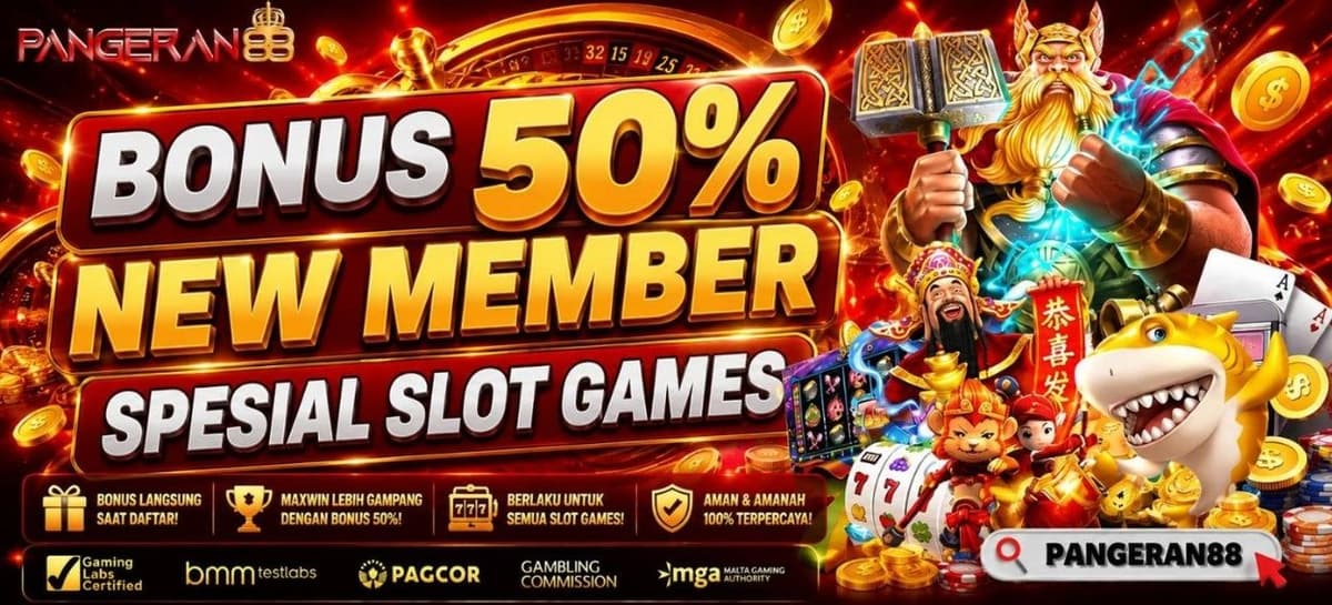 Promo BONUS DEPOSIT NEW MEMBER 50%