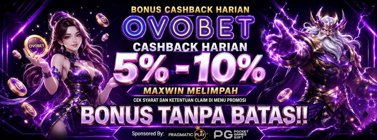 BONUS CASHBACK HARIAN 5% - 10%