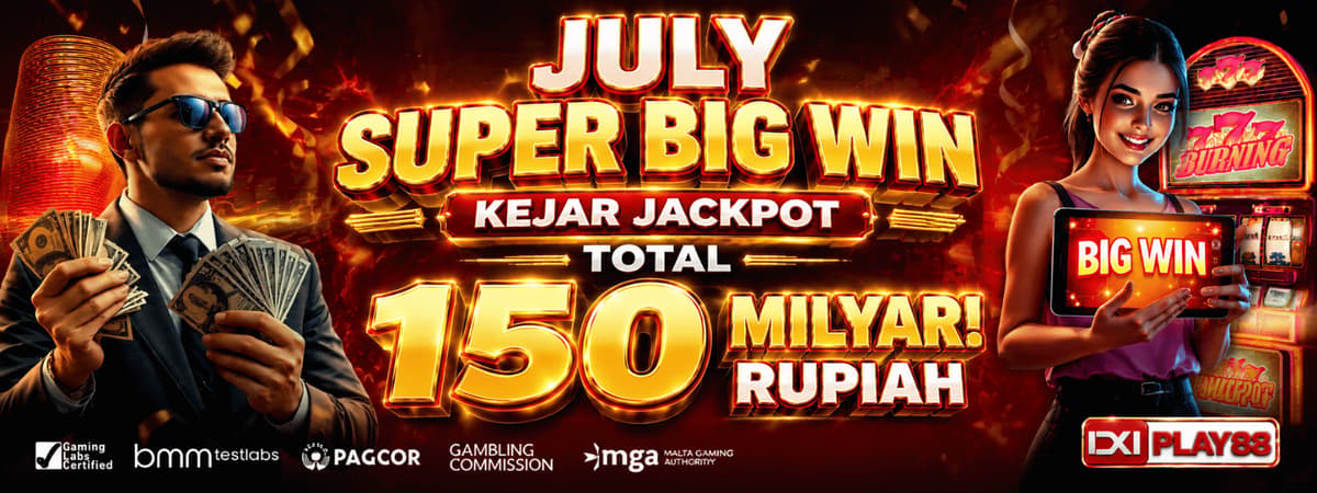 J3 JUNI JAMIN JACKPOT Banner