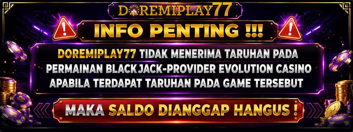 INFO PENTING CASINO  Banner