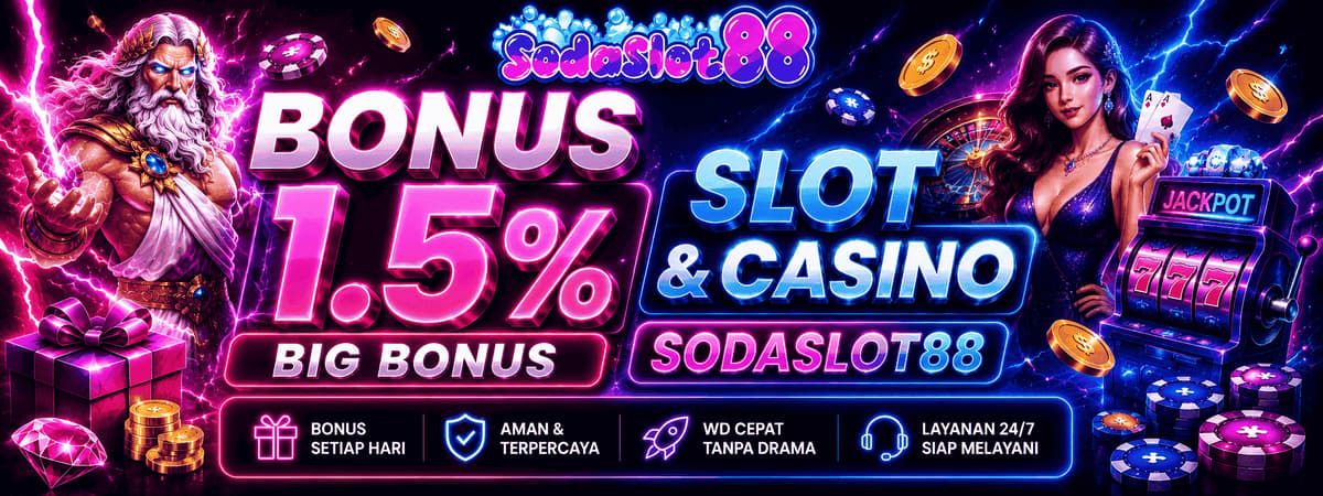 Commission Slot & Casino 1.5% Banner