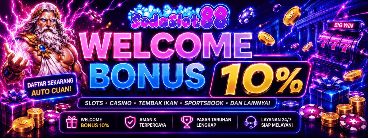 Bonus Member Baru 10% Banner