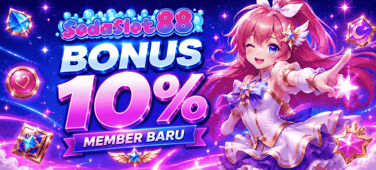 BONUS MEMBER BARU 10%