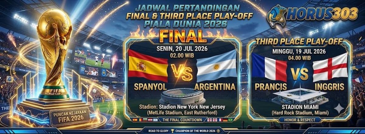 Jadwal Terbaru PIALA DUNIA 2026 - SUKSES303 Banner