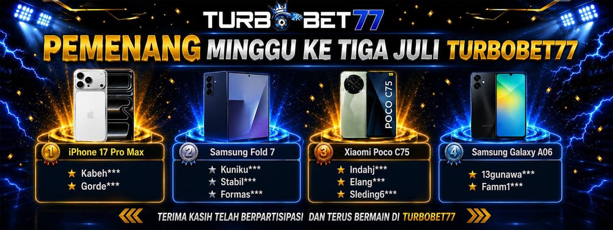 Pemenang Event Juli Minggu 3 Banner