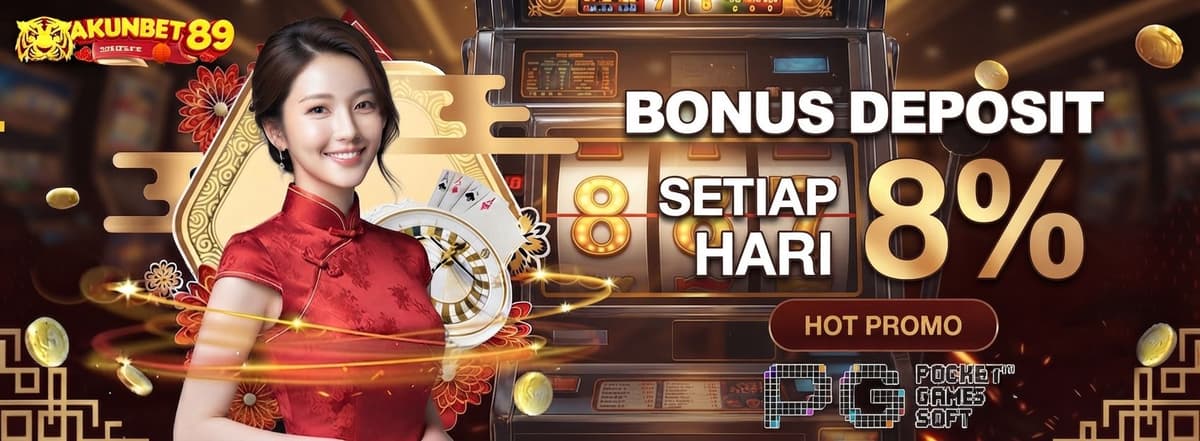 BONUS DEPOSIT 8% - KHUSUS SLOT PGSOFT Banner