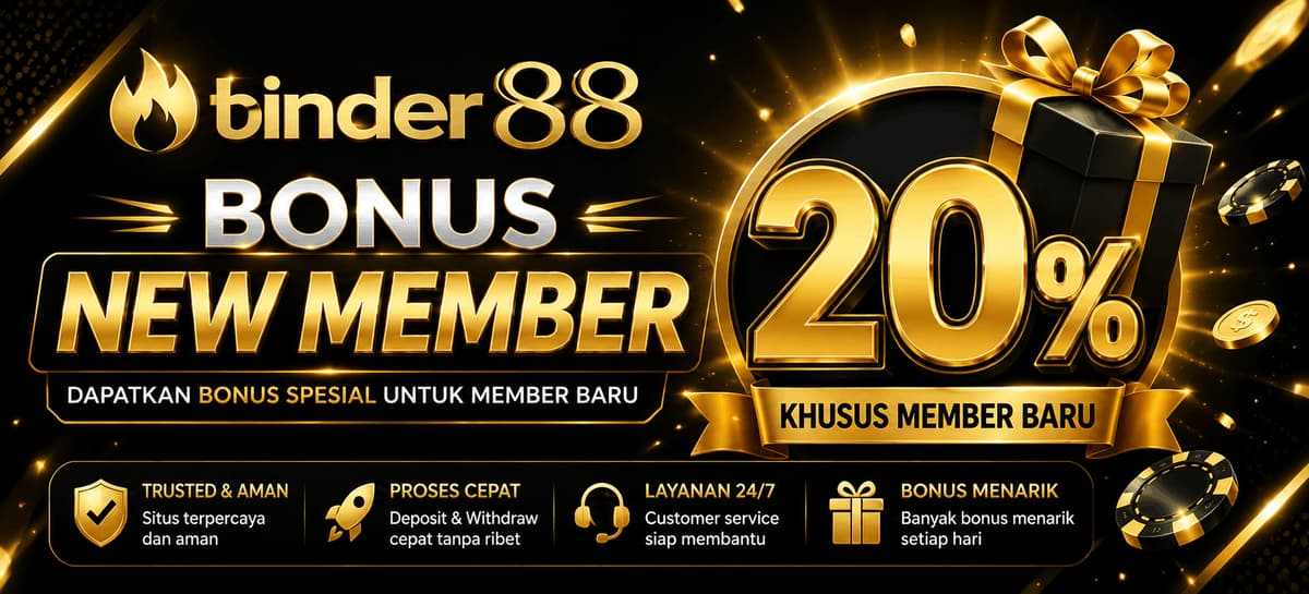 Promo BONUS NEW MEMBER