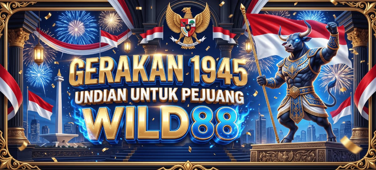 Promo GERAKAN 1945: UNDIAN UNTUK PEJUANG WILD88