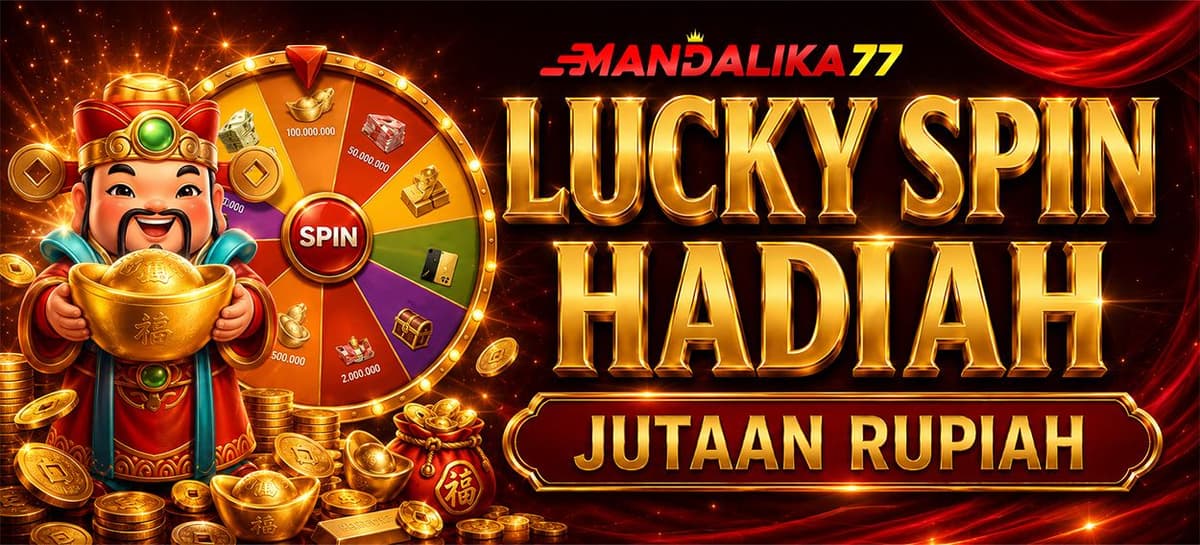 Promo SPIN WHEEL MANDALIKA77 HADIAH UTAMA IPHONE 15 PROMAX