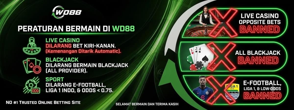 PERATURAN BERMAIN DI WD88 Banner