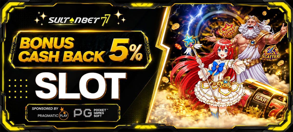 Promo CASH BACK 5% SLOT
