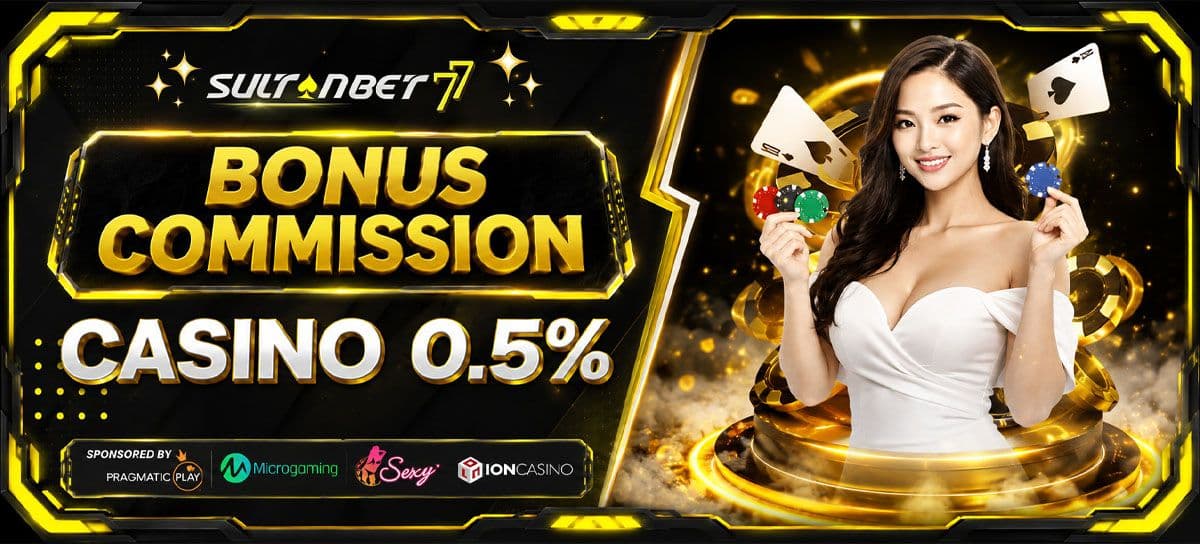 Promo KOMISI CASINO 0.5%