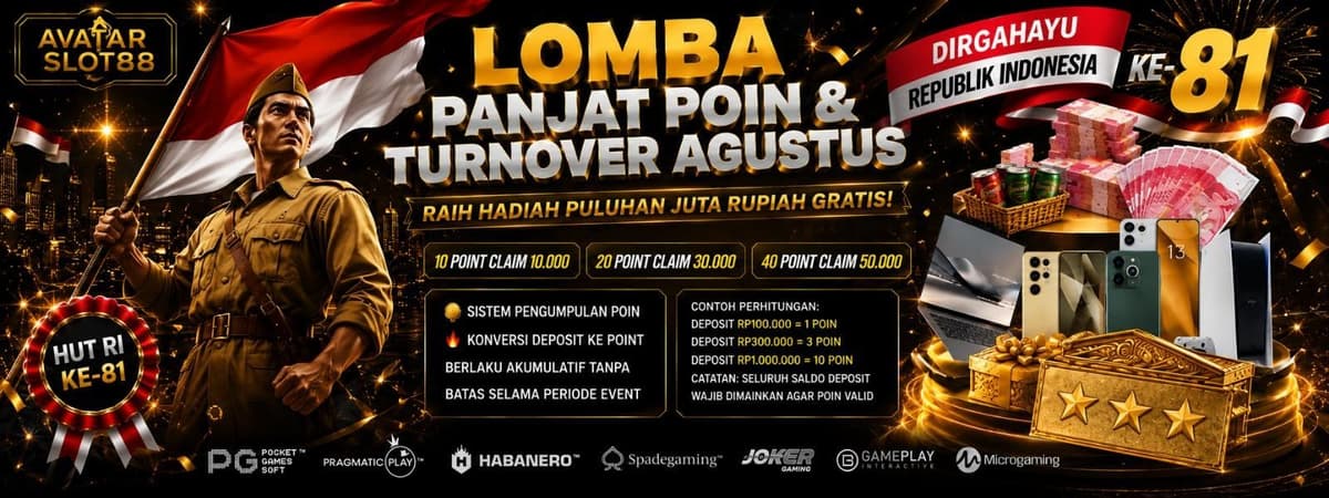 GEBYAR PANJAT POIN & TURNOVER AGUSTUS Banner