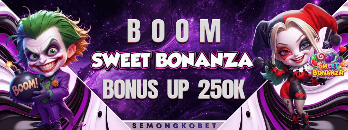Promo EXTRA BONUS BOOM SWEET BONANZA