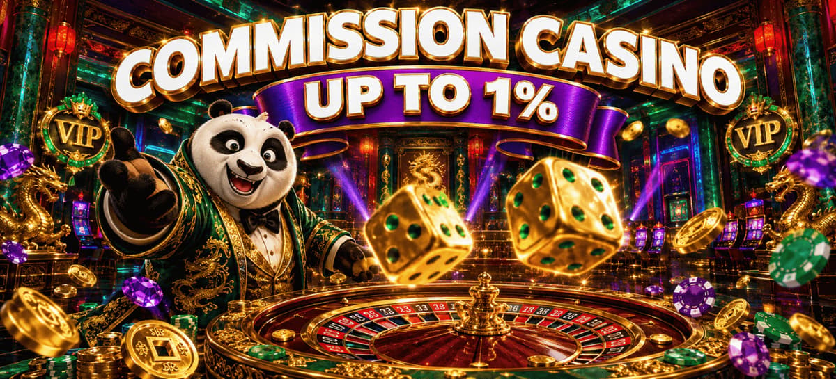 Promo BONUS COMMISSION LIVE CASINO UP TO 1%