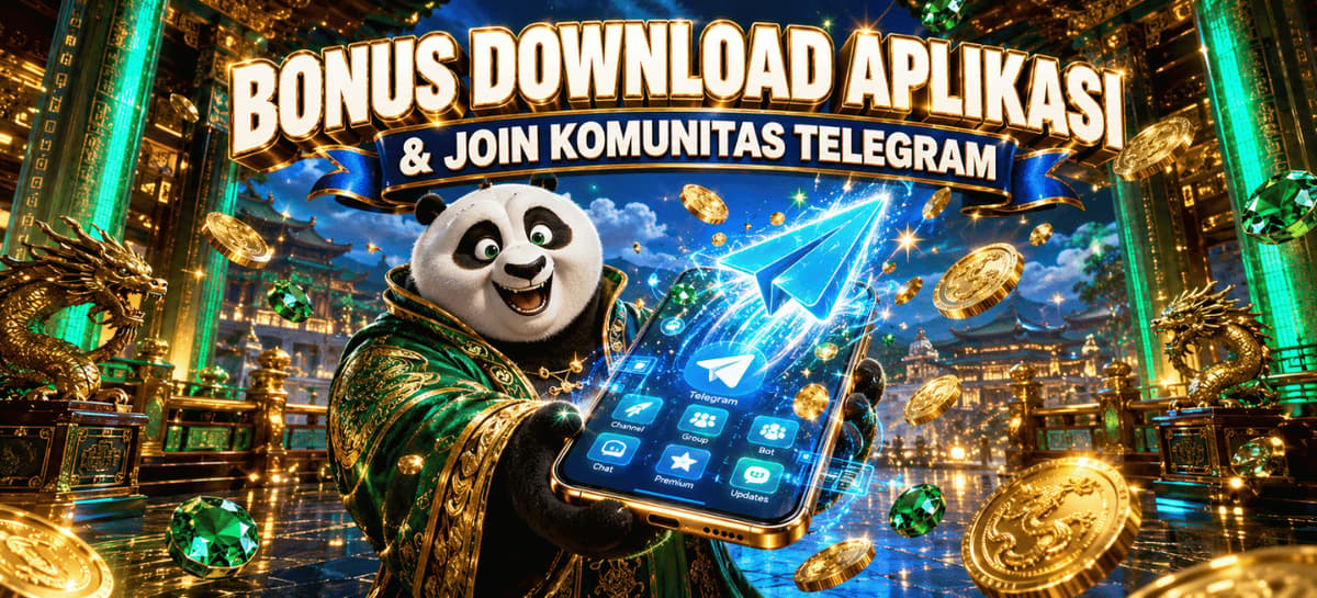 Promo BONUS DOWNLOAD APLIKASI PANDASPIN88 & JOIN KOMUNITAS TELEGRAM