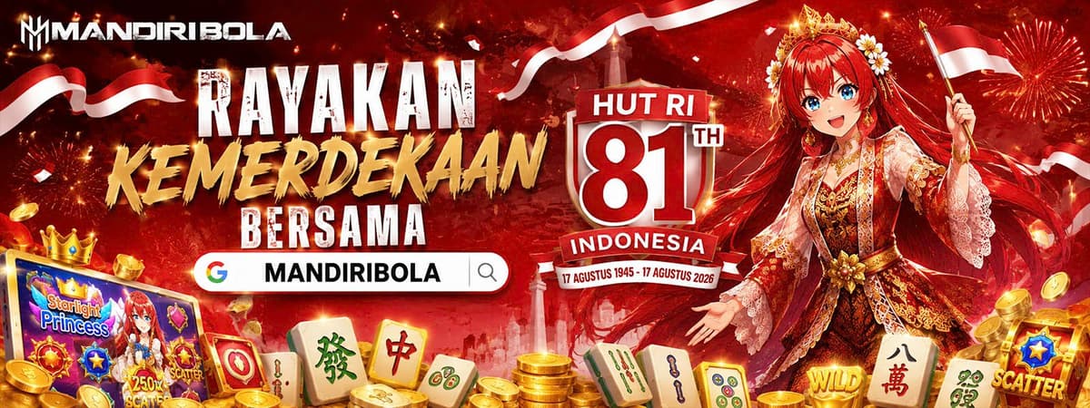 HUT RI 81 INDONESIA BERSAMA MANDIRIBOLA Banner