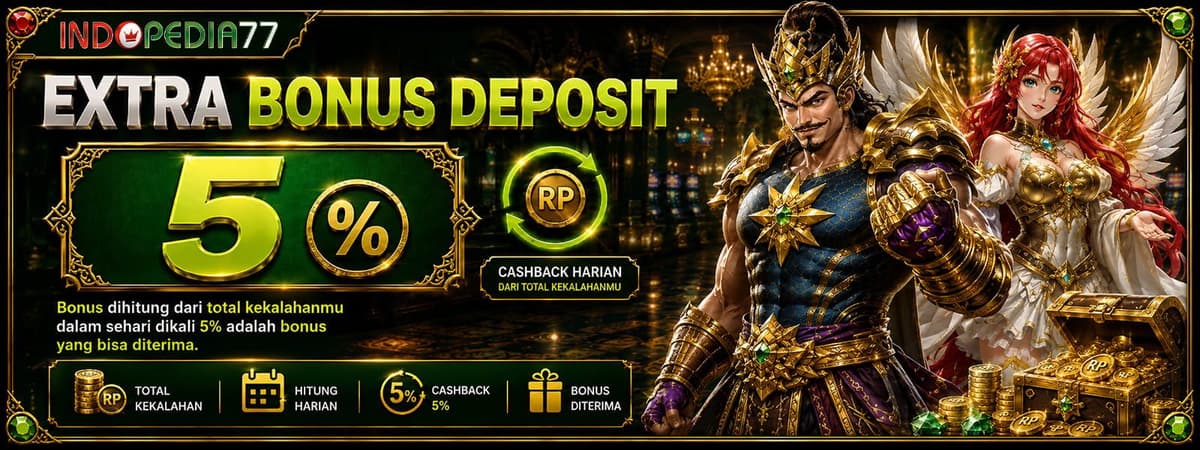 BONUS DEPOSIT 5% Banner