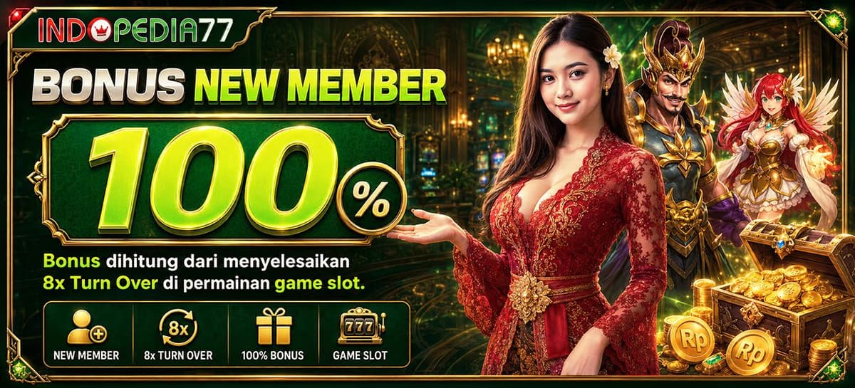 Promo BONUS NEW MEMBER 100% 