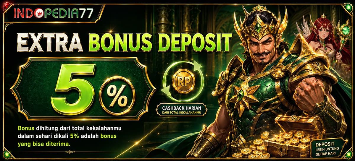 Promo BONUS DEPOSIT HARIAN 5%