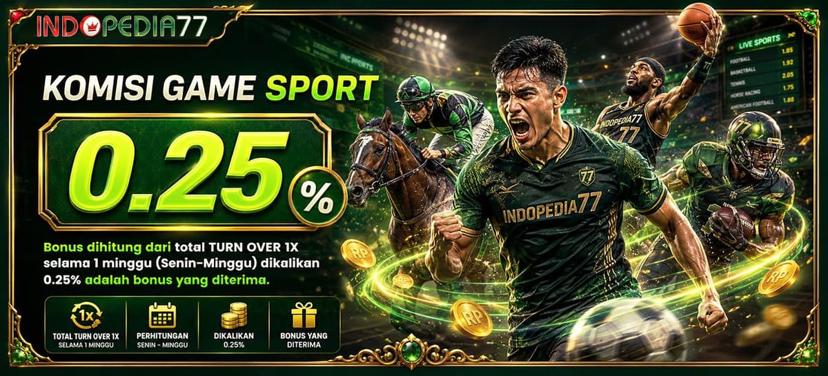 Promo KOMISI SPORTS 0.25%