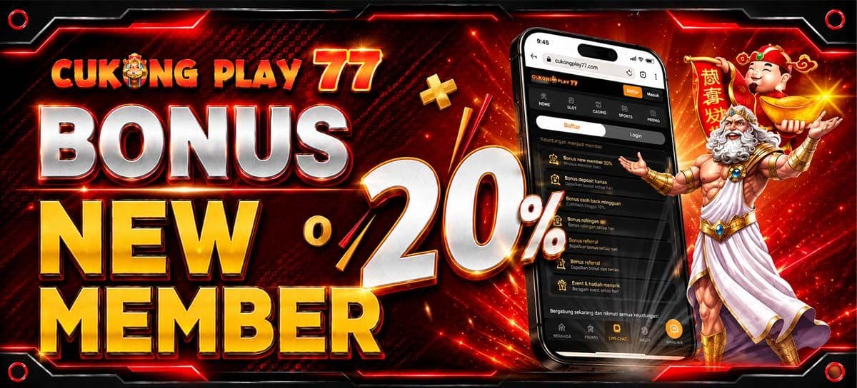 Promo WELCOME BONUS 20%
