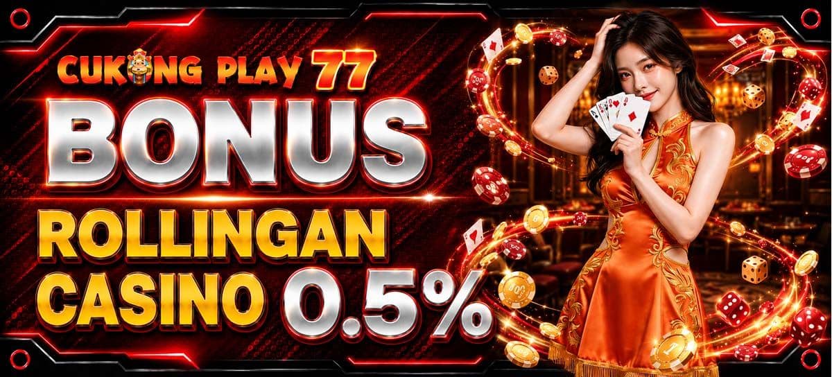 Promo KOMISI CASINO 0.5%
