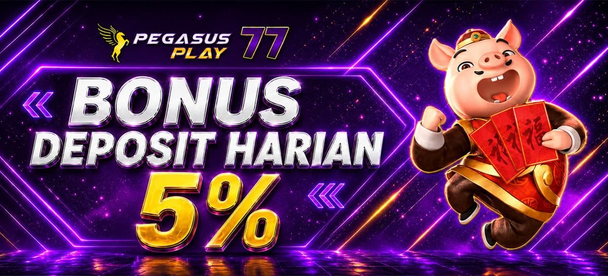 Promo BONUS DEPO HARIAN SLOT 5%