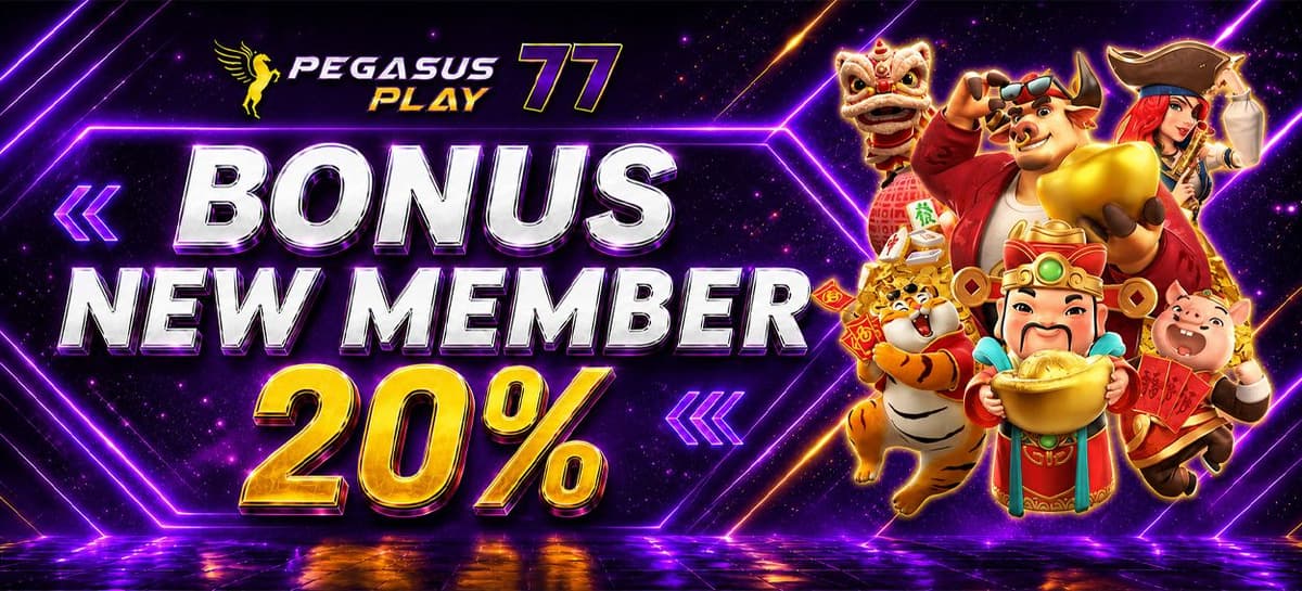 Promo BONUS NEW MEMBER 20%