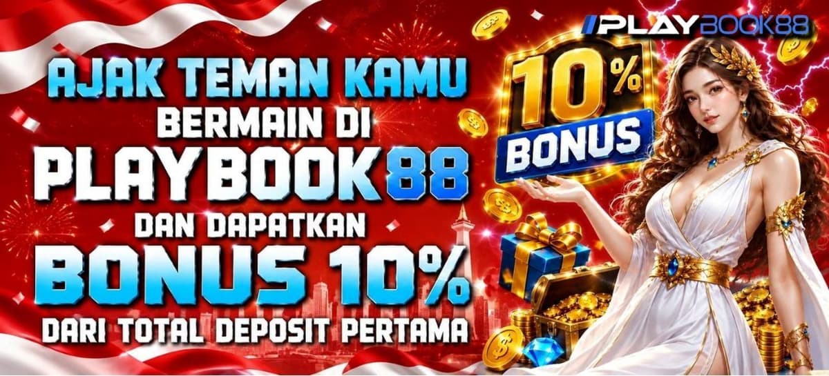 Promo BONUS REFERRAL 10% PLAYBOOK88