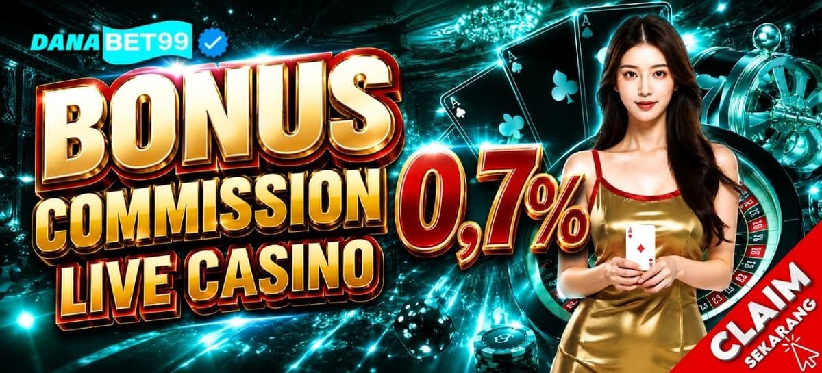 BONUS COMMISSION LIVE CASINO 0.7% Banner