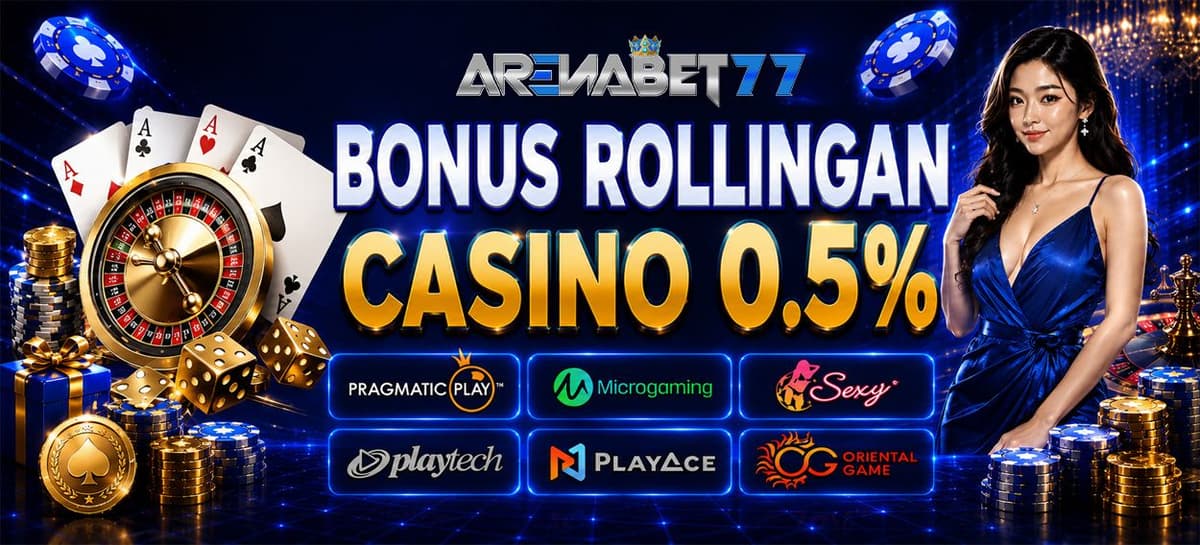 Promo KOMISI CASINO 0.5%