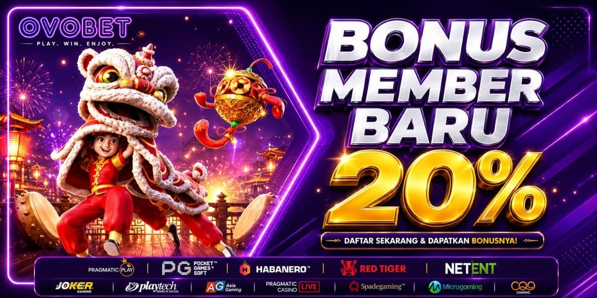 BONUS MEMBER BARU 20%