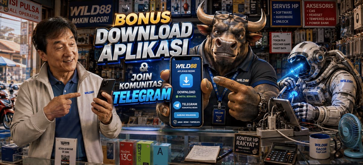 Promo BONUS DOWNLOAD APLIKASI WILD88 & JOIN KOMUNITAS TELEGRAM