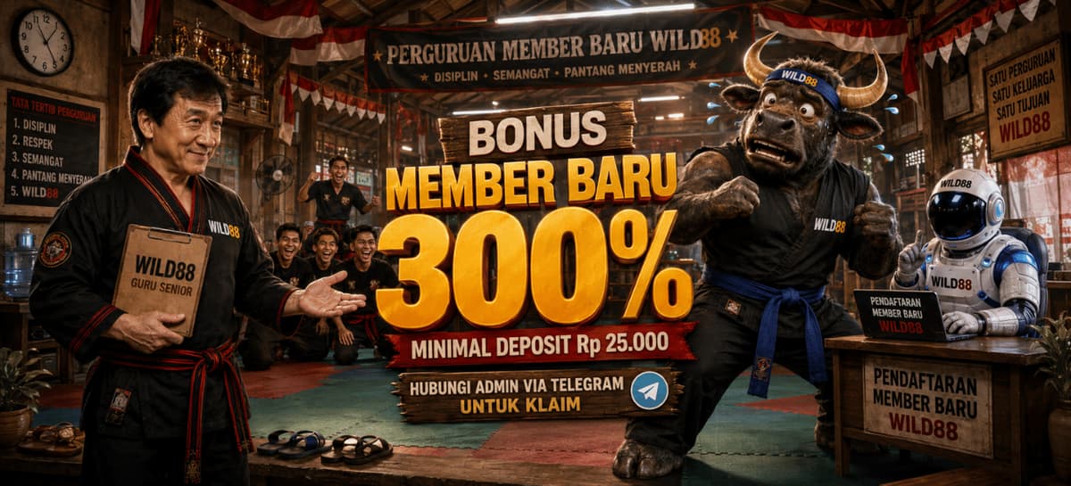 BONUS MEMBER BARU 300%
