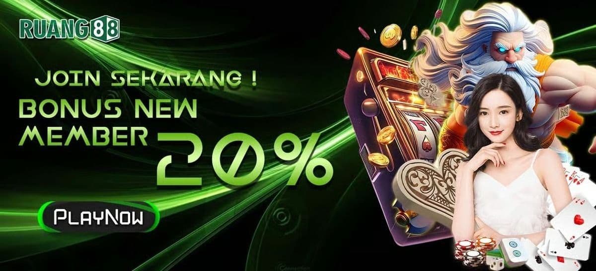 Promo BONUS NEW MEMBER 20%