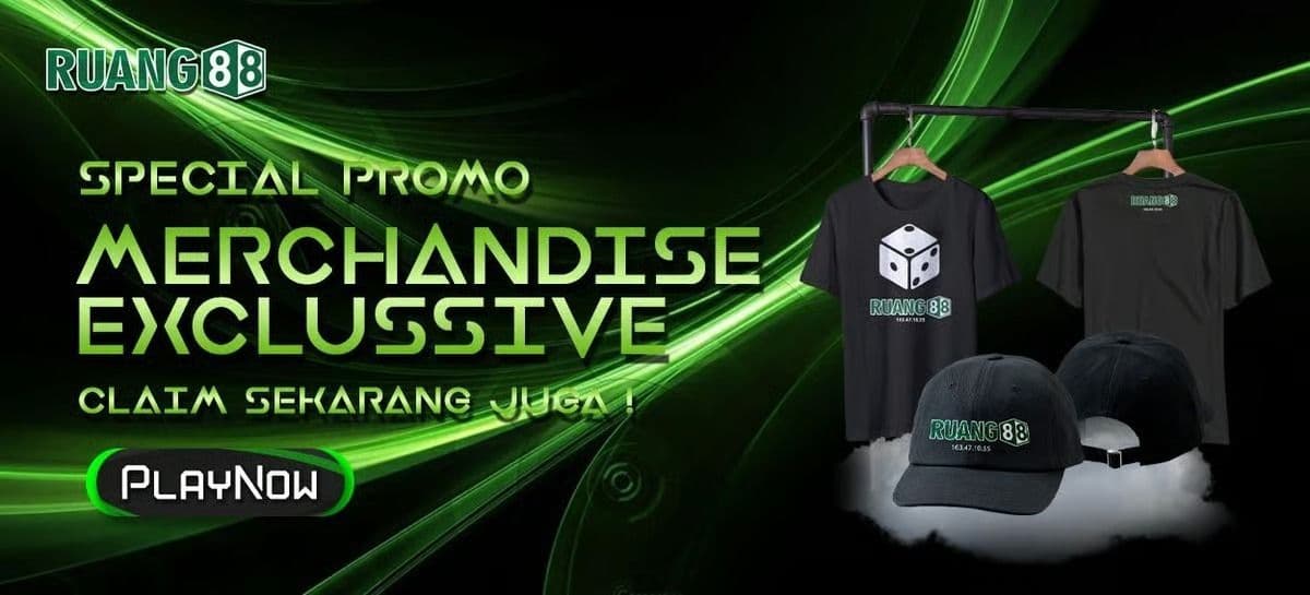 Promo MERCHANDISE EXCLUSIF RUANG88