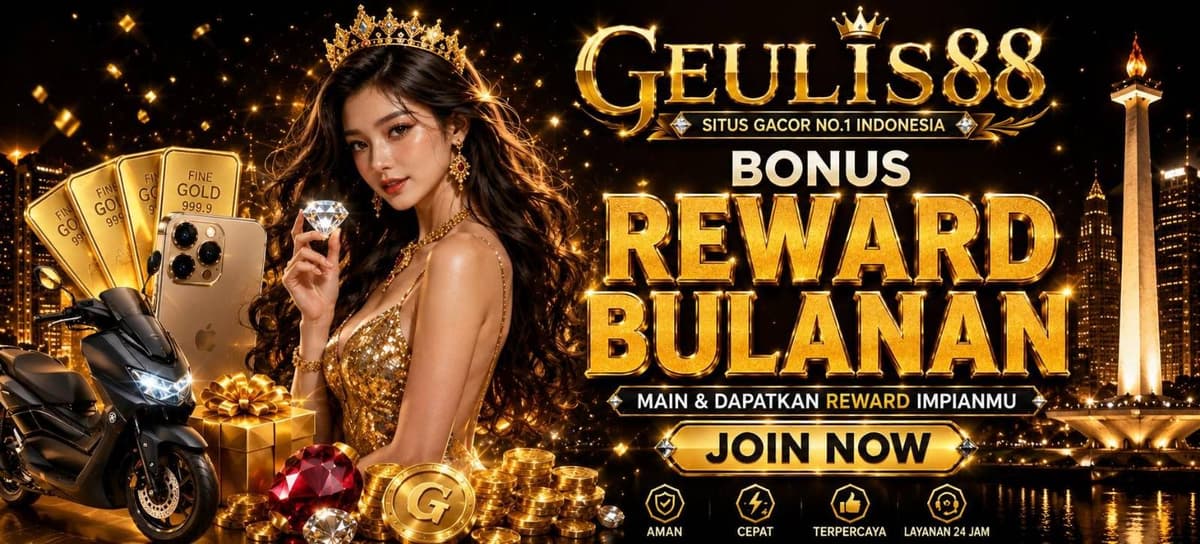 Promo REWARD BULANAN BY TURNOVER - GEULIS88